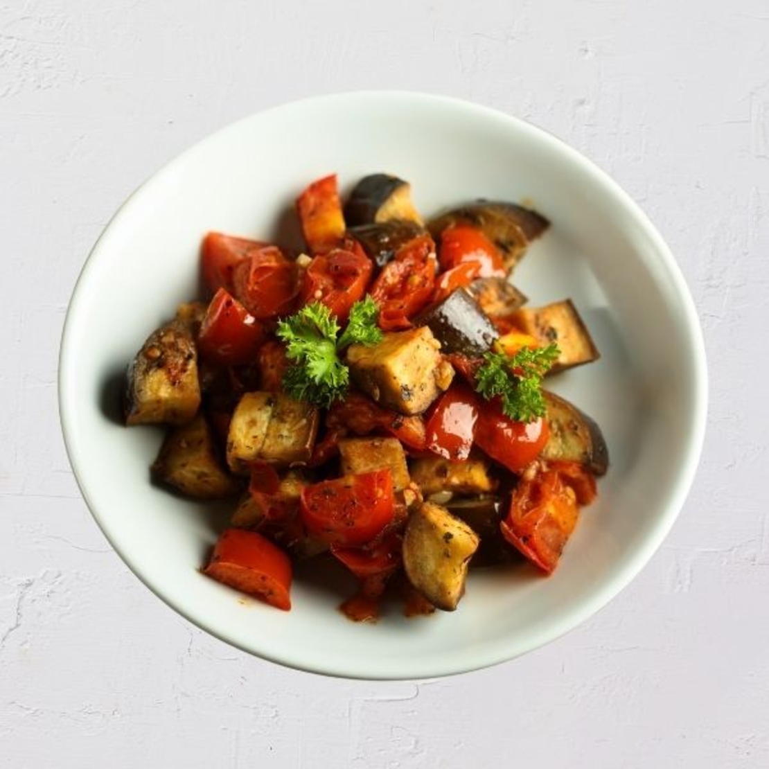 חציל תאילנדי פיקנטי (טבעוני)