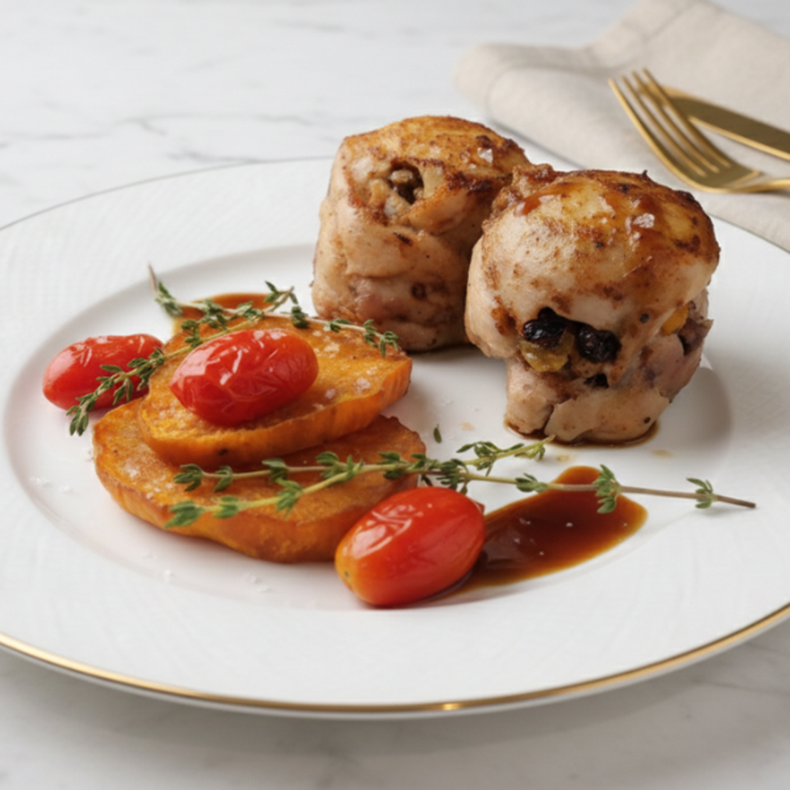 פרגית ממולא פירות יבשים