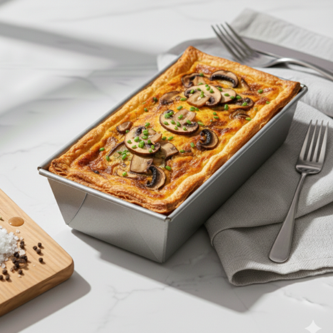 פשטידת פטריות (צמחוני)