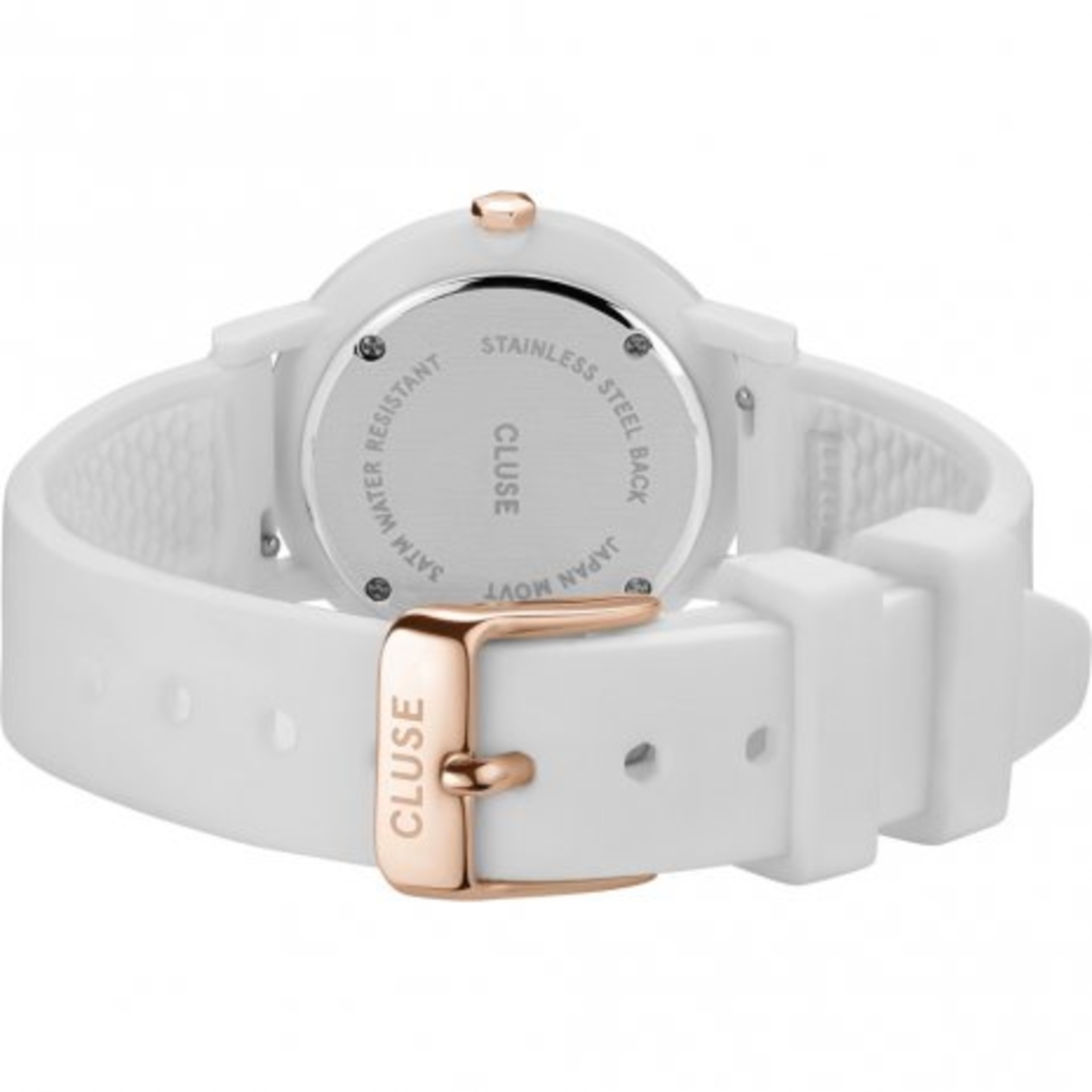 Minuit Nylon White, Rose Gold Colour 33 mm - CW11603