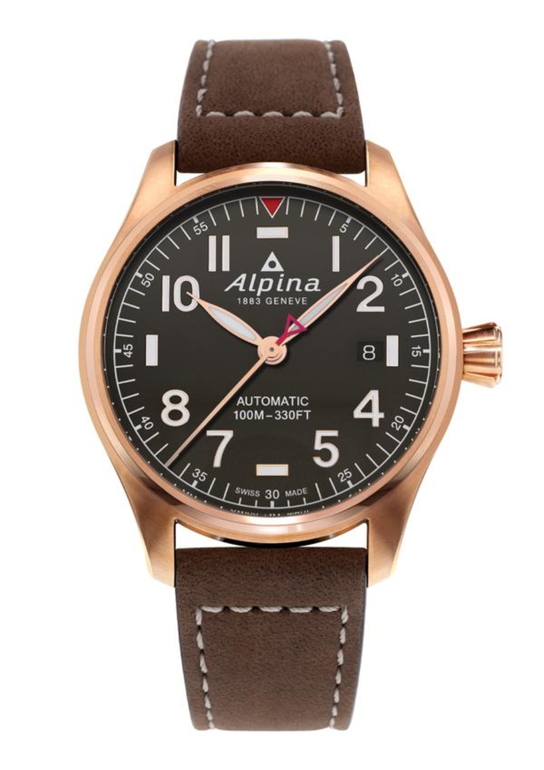 שעון Alpina Startimer Pilot Automatic Dark Grey Dial