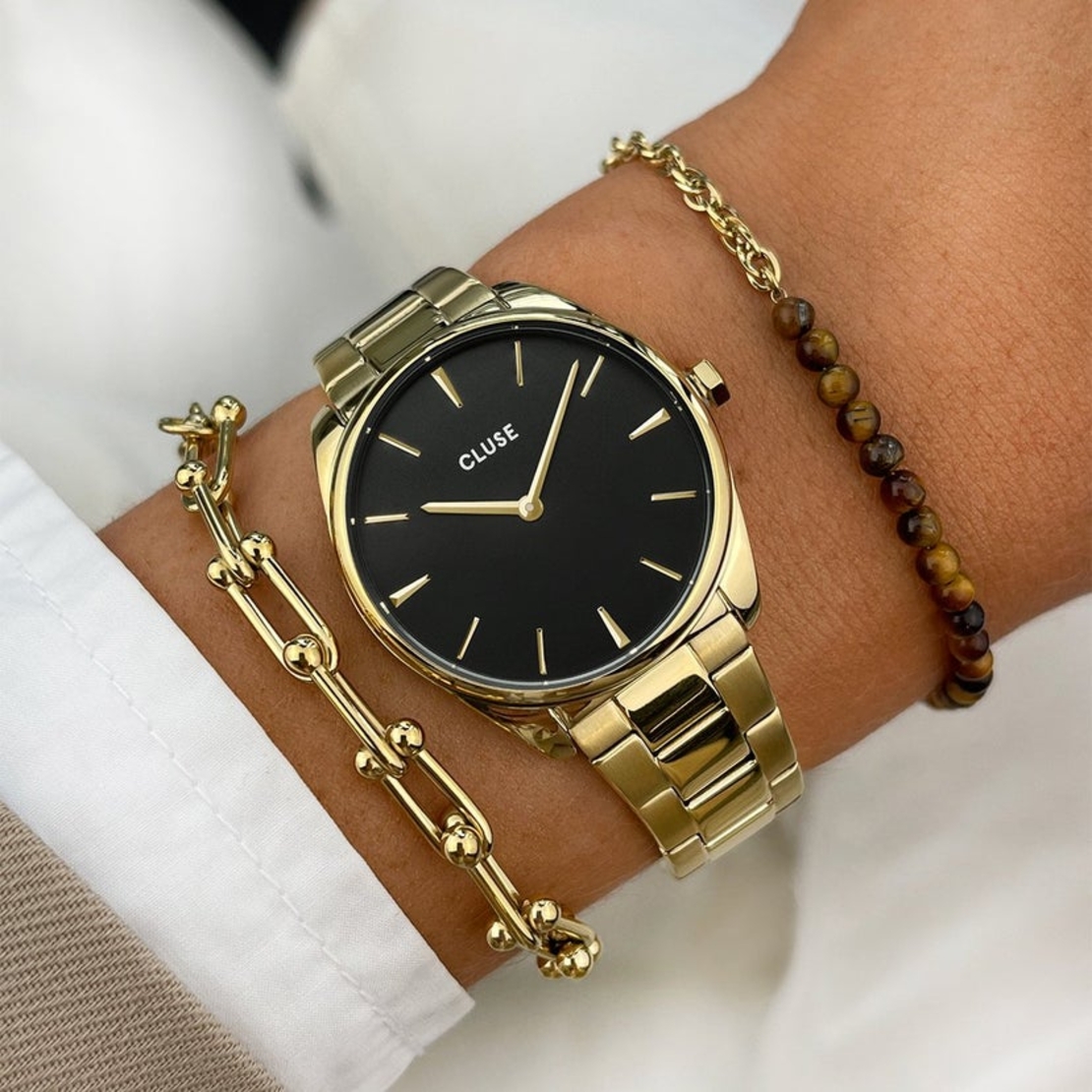 CW11208 Féroce Petite Steel Black, Gold Colour