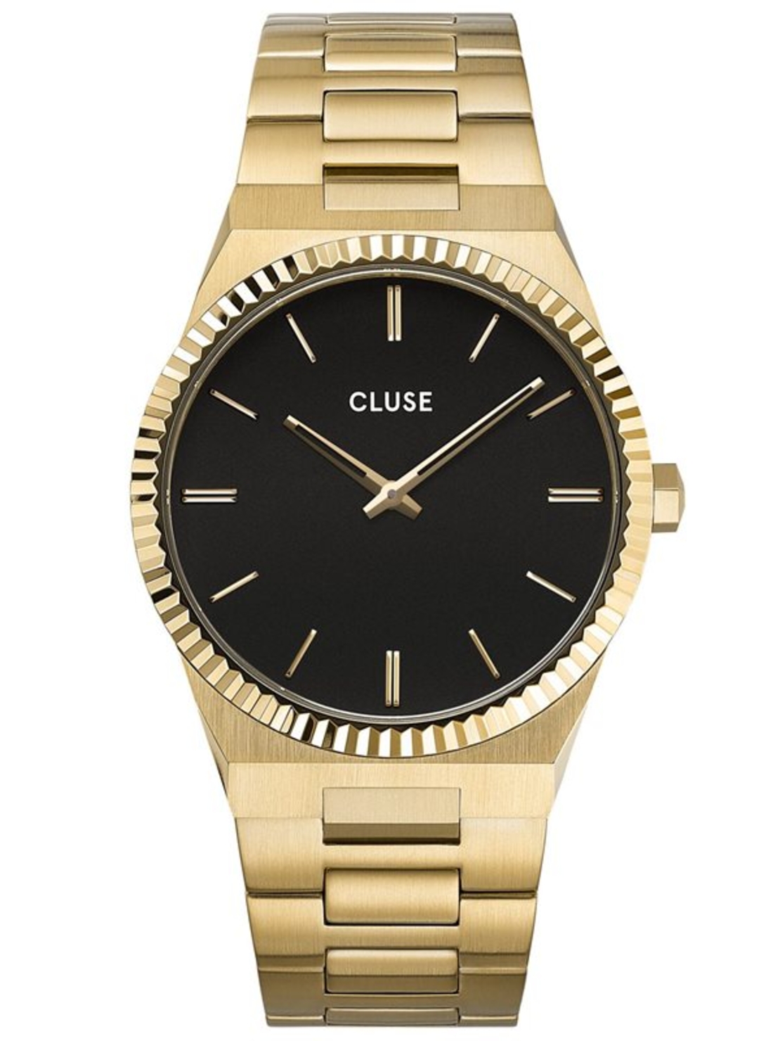 CW0101503007  Vigoureux Steel Black, Gold Colour