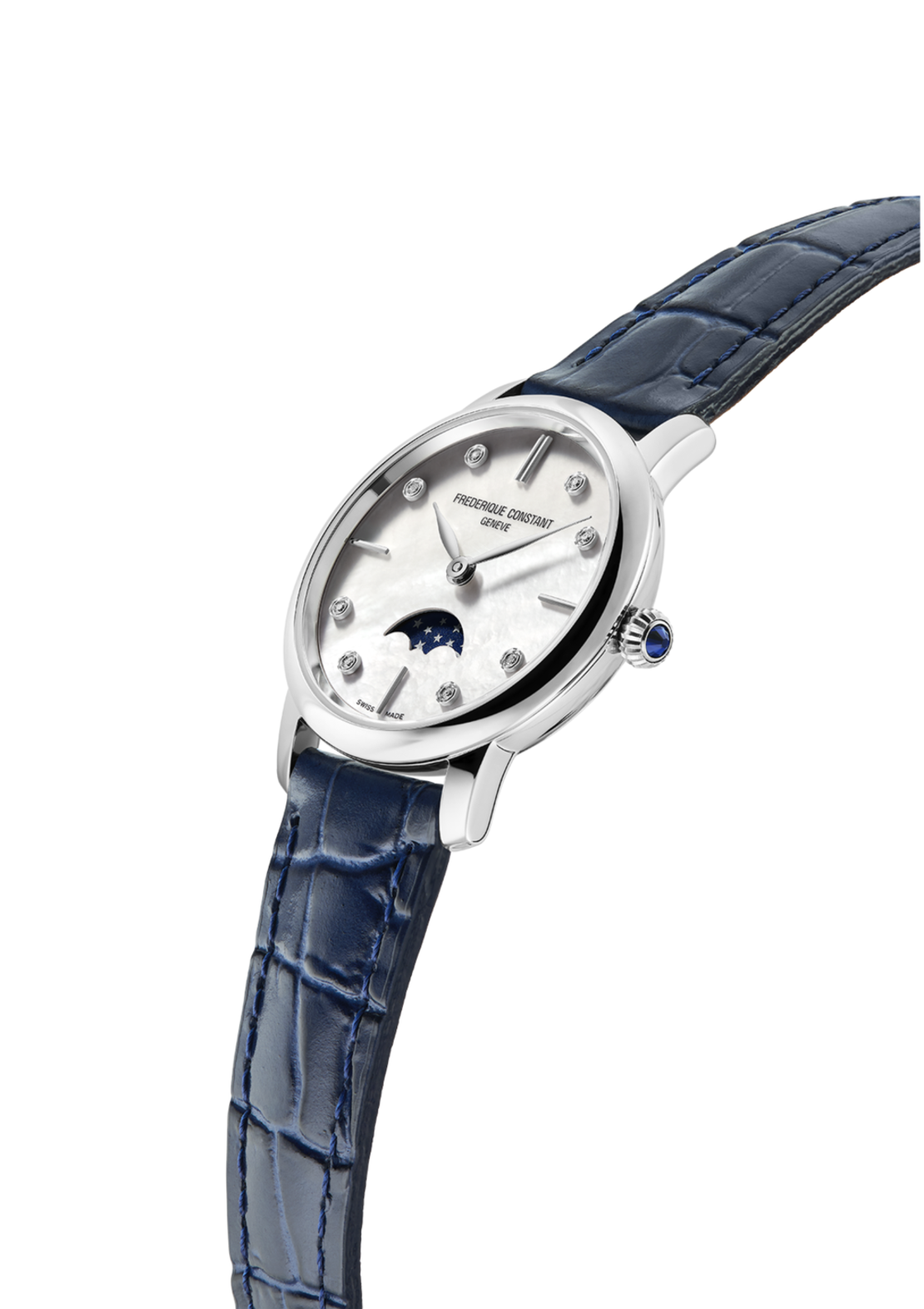 SLIMLINE LADIES MOONPHASE FC-206MPWD1S6