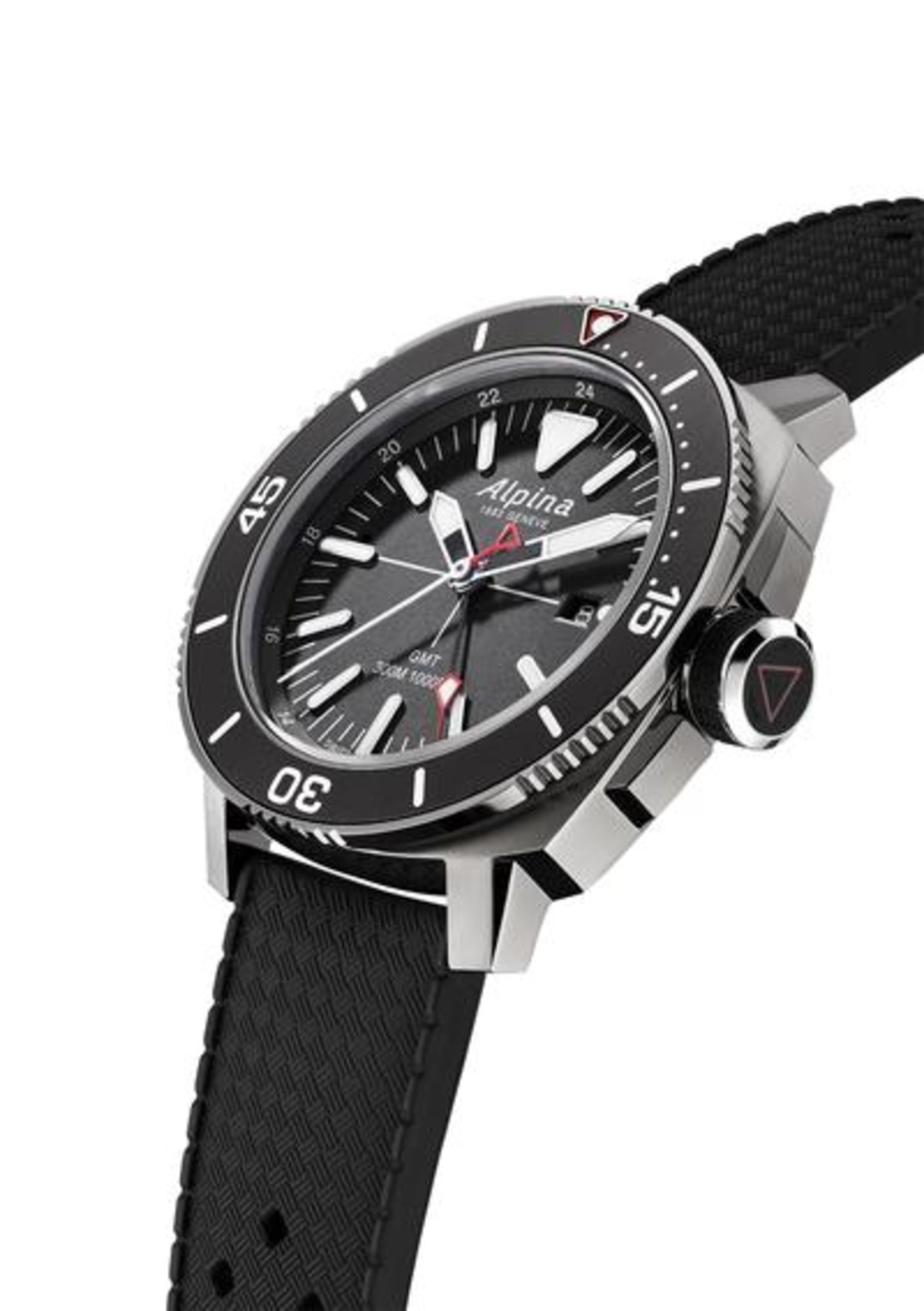 שעון Alpina Seastrong Diver GMT Grey