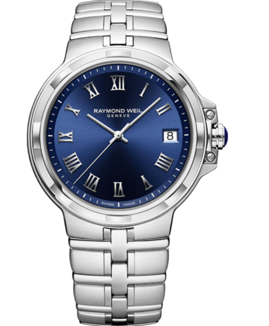 שעון Raymond Weil Parsifal Men's Quartz Classic Blue Dial Bracelet
