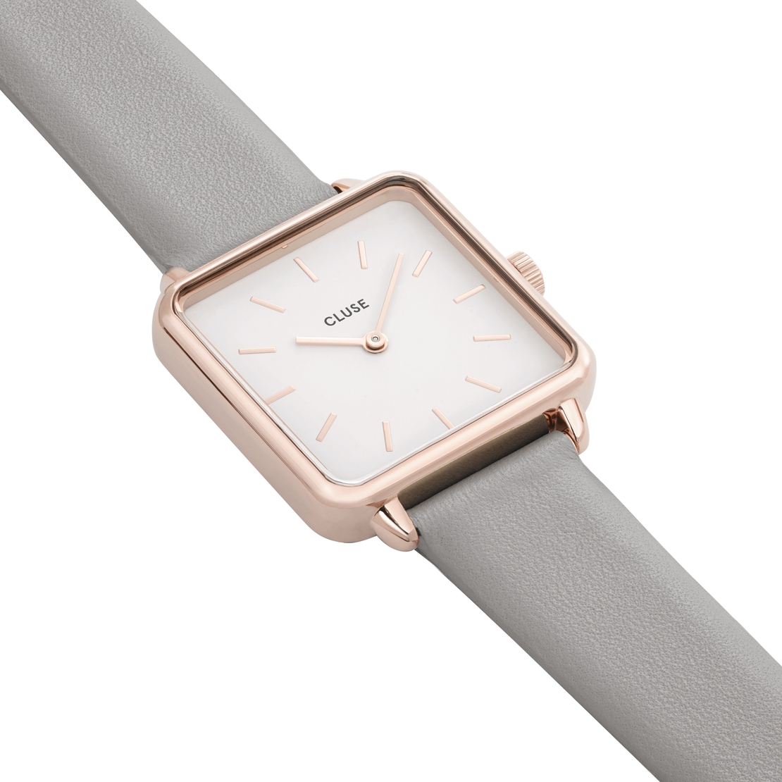 LA Garconne rose gold white stone grey