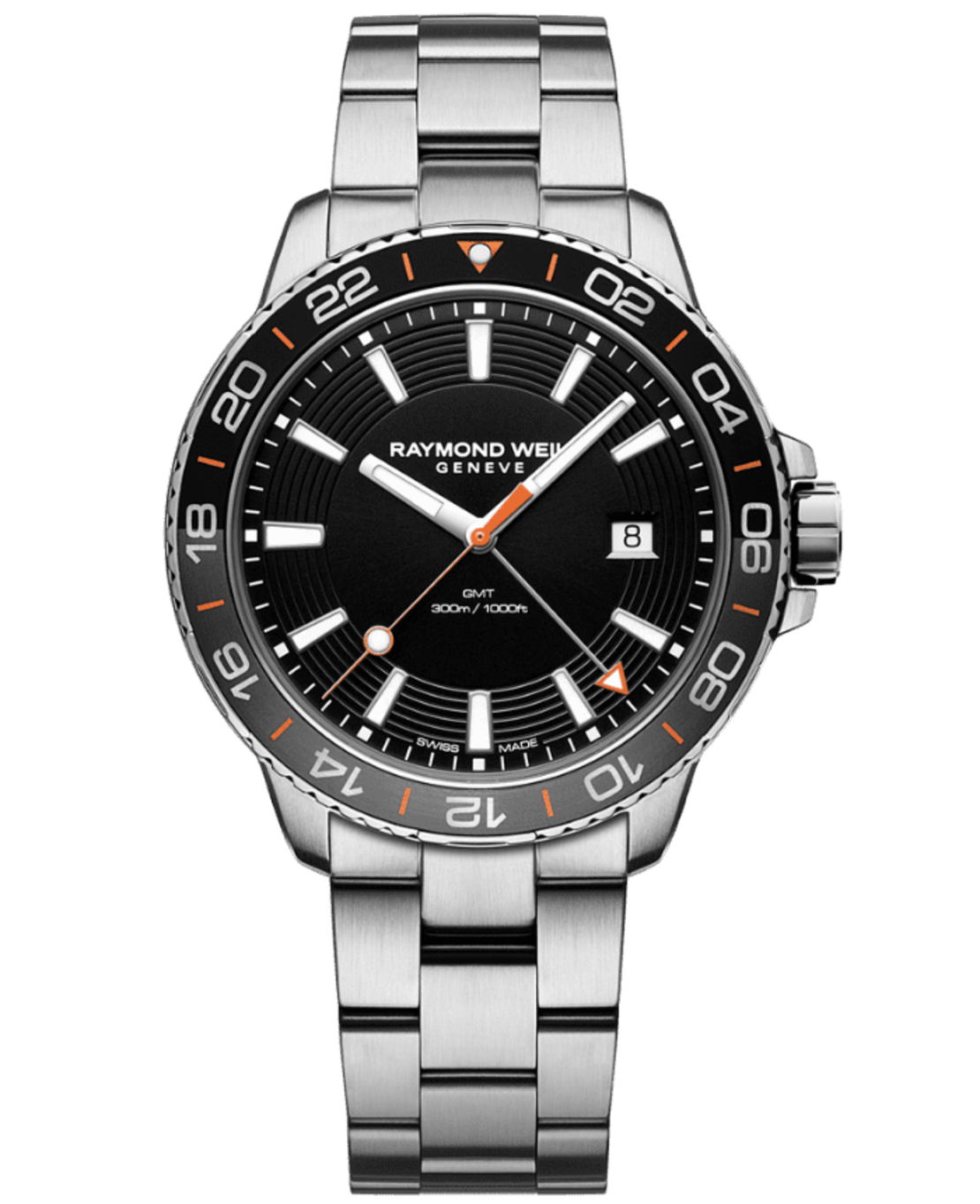 8280-ST2-20001 Tango 300 Men's Quartz GMT