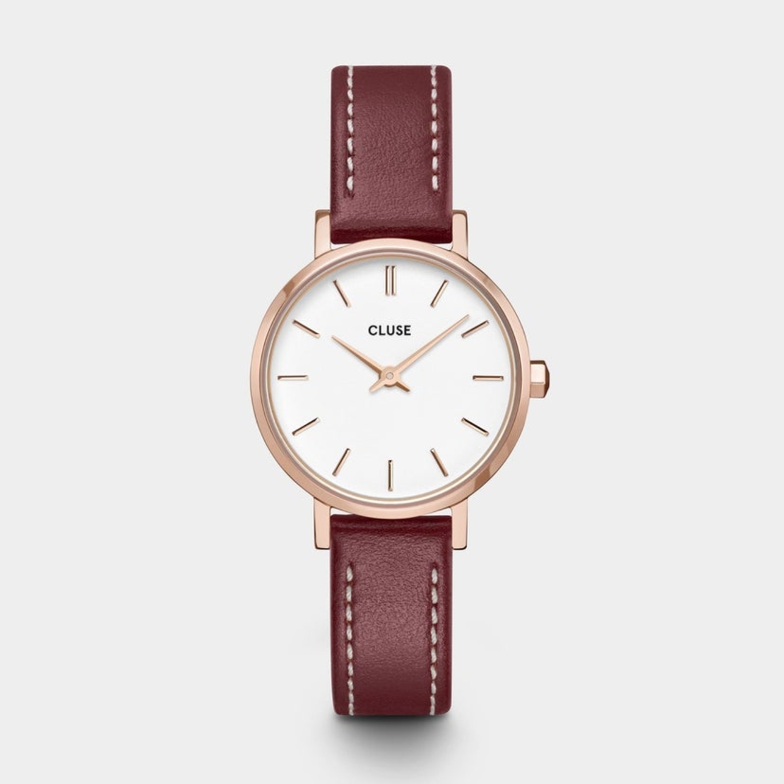  CW10504 Boho Chic Petite Leather Dark Red, Rose Gold Colour