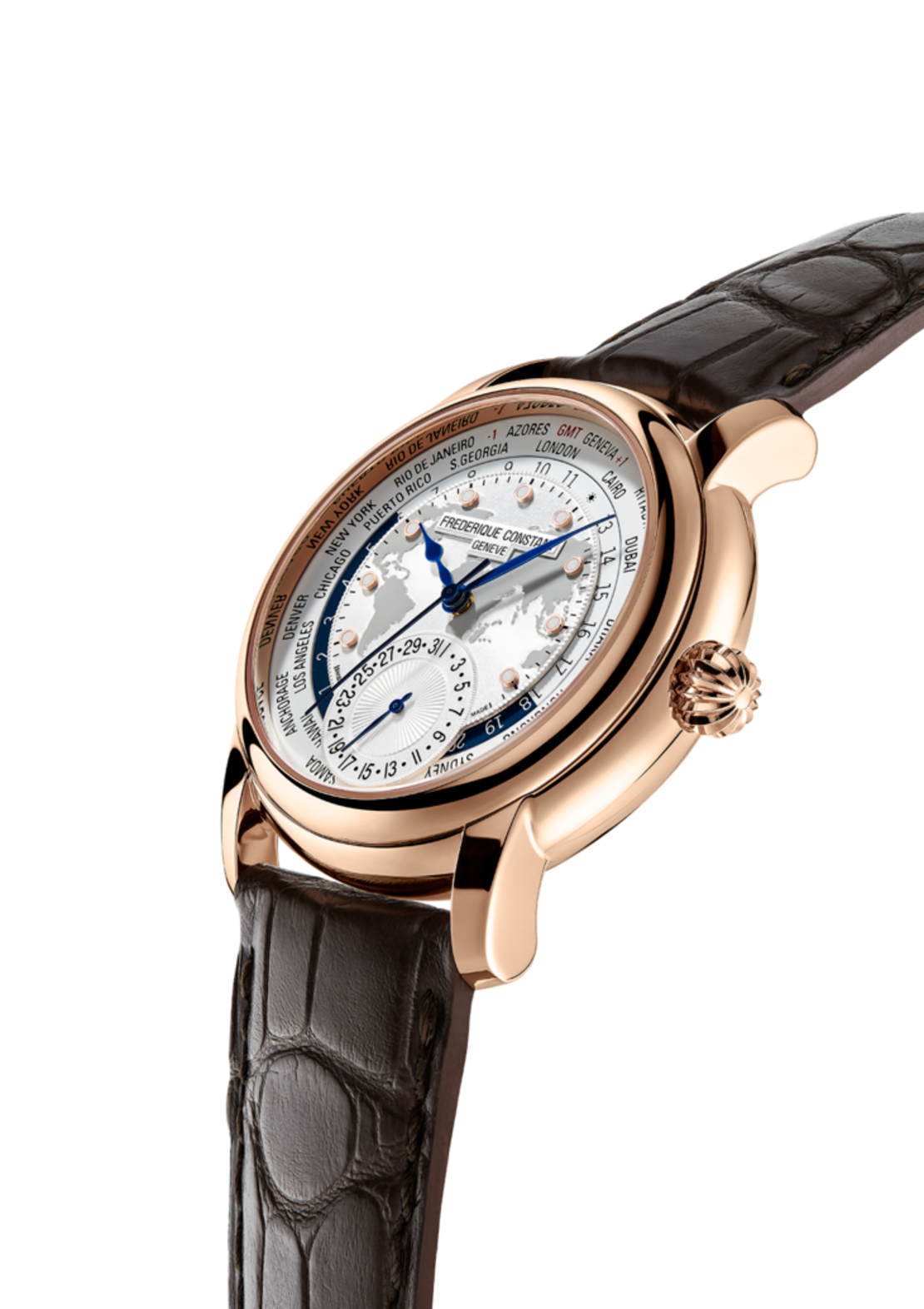 שעון Frederique Constant Worldtimer Manufacture FC-718WM4H4