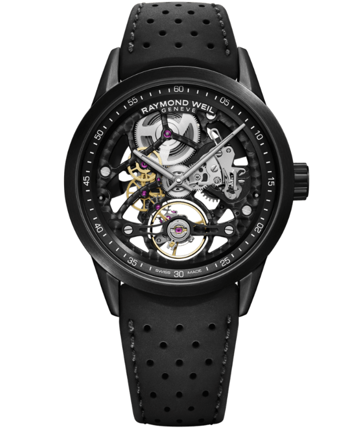 Freelancer Calibre RW1212 Skeleton Men's Automatic Black Watch, 42mm 2785-BKR-20000