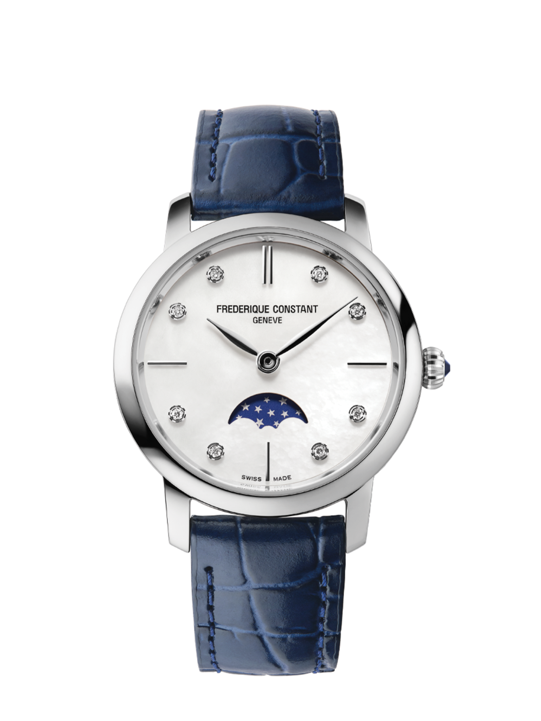SLIMLINE LADIES MOONPHASE FC-206MPWD1S6