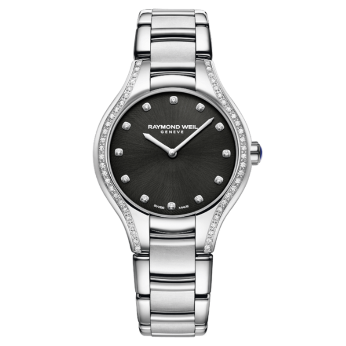 שעון Raymond Weil Noemia Ladies Quartz 64 Diamond Black