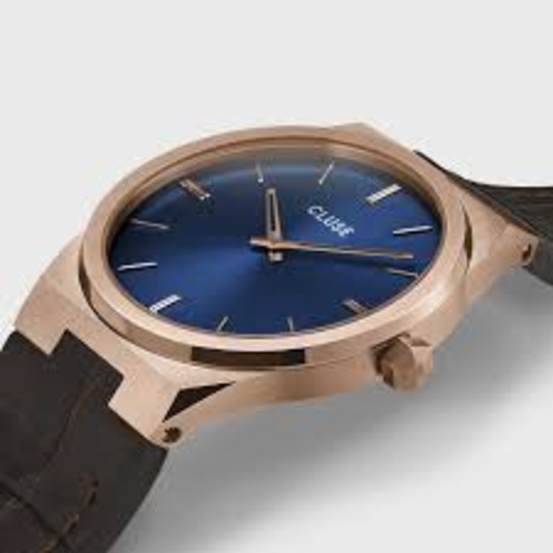 CW0101503002  Vigoureux Leather Dark Brown, Rose Gold Colour