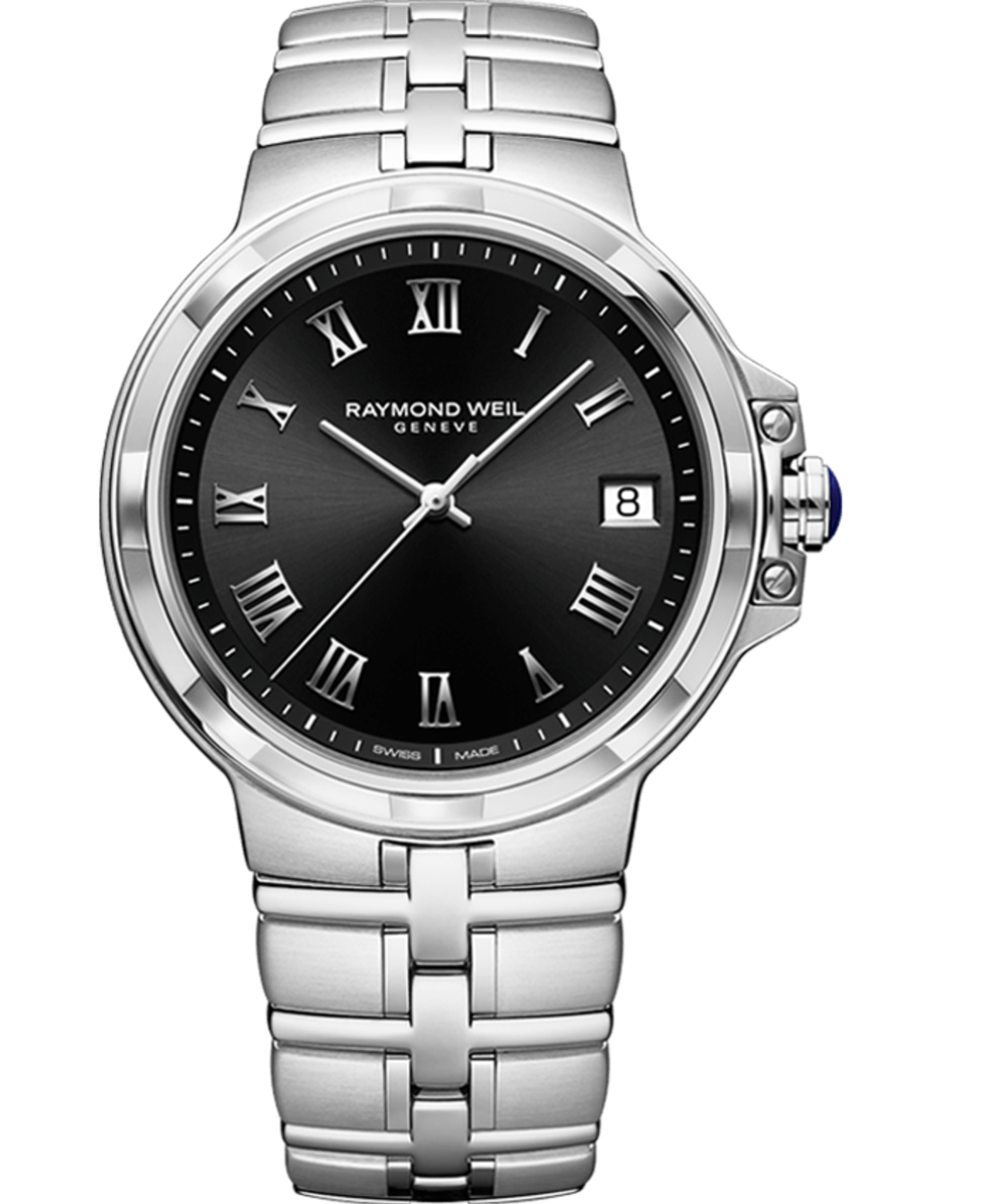 שעון Raymond Weil Parsifal Quartz Classic Black Dial Bracelet