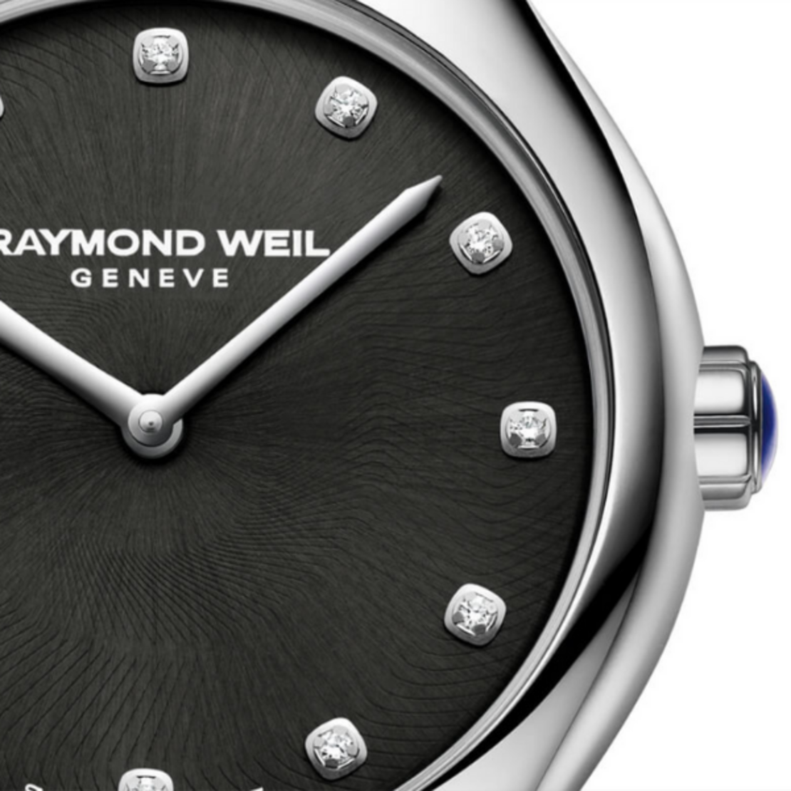 שעון Raymond Weil Noemia Ladies Quartz 12 Diamond Black