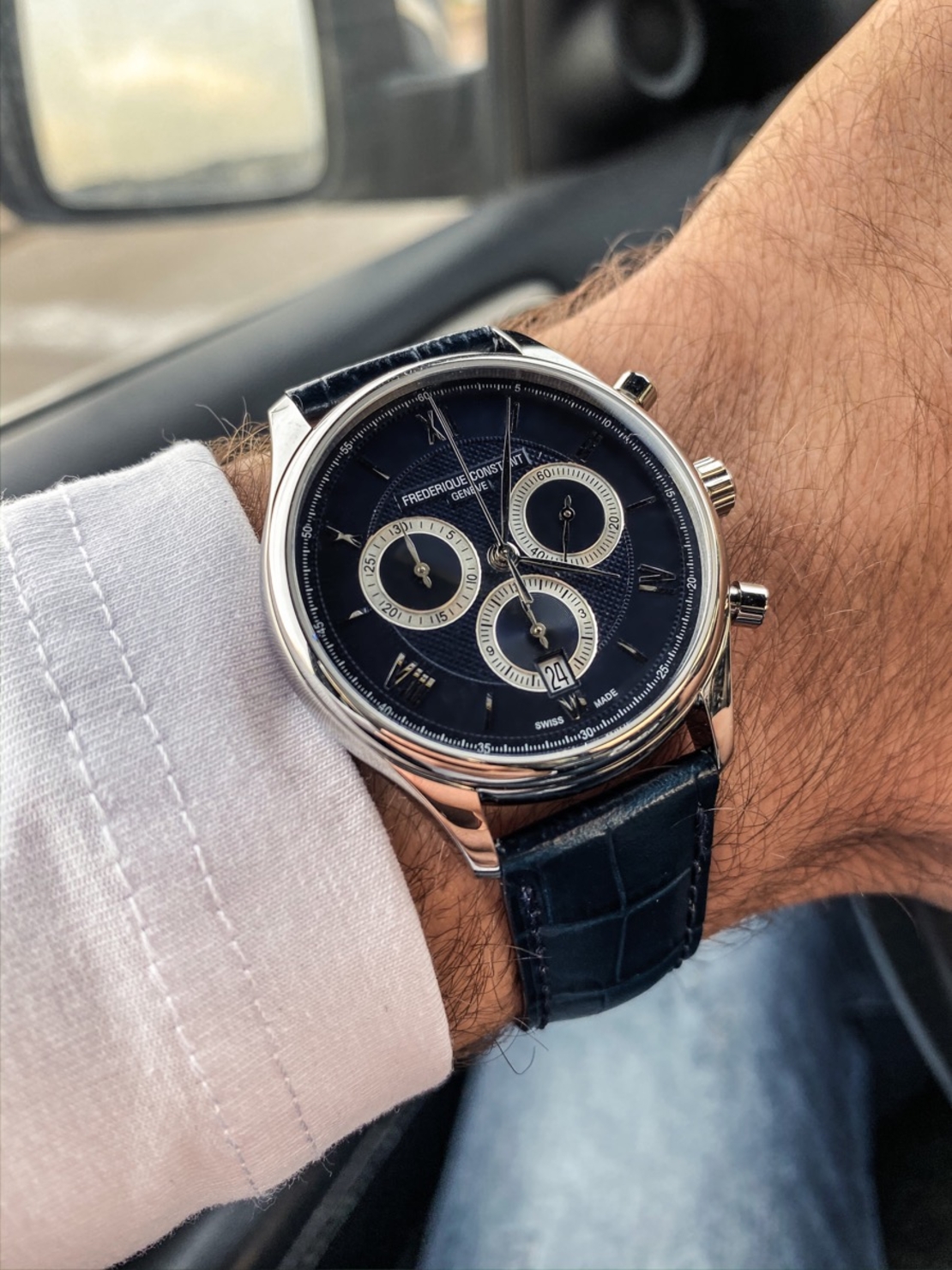 שעון Frederique Constant Classics Chronograph Quartz FC-292MNS5B6