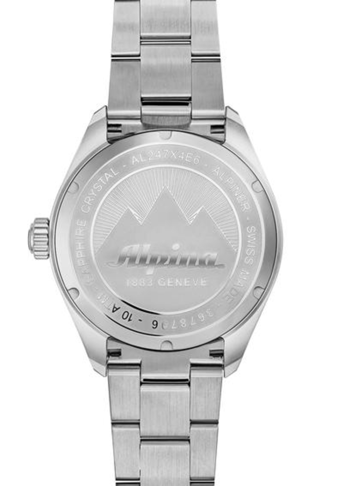שעון Alpine Alpiner Quartz  GMT Dark Grey Bracelet