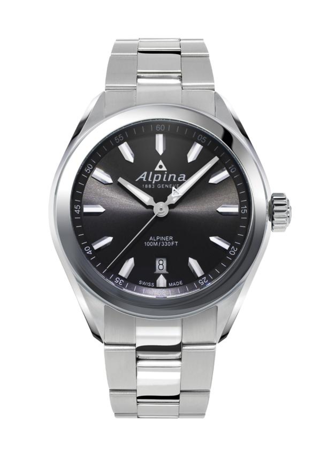 שעון Alpine Alpiner Quartz Dark Grey Bracelet