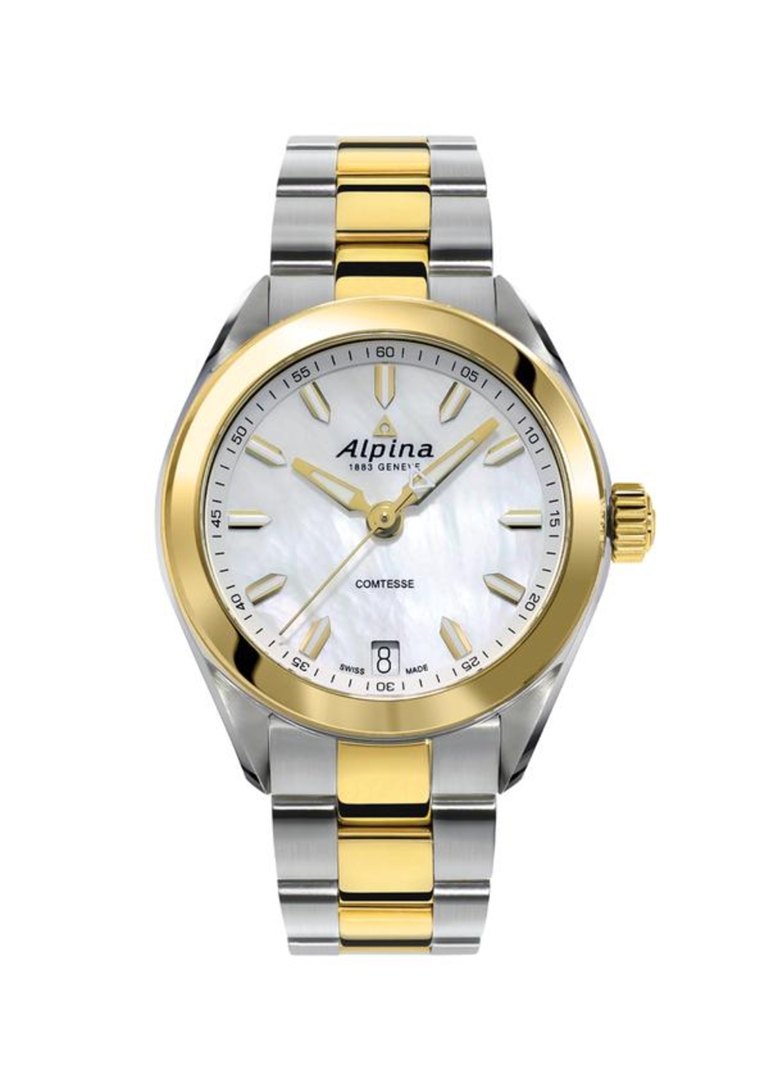 שעון Alpina Comtesse Quartz Mother of Pearl Dial