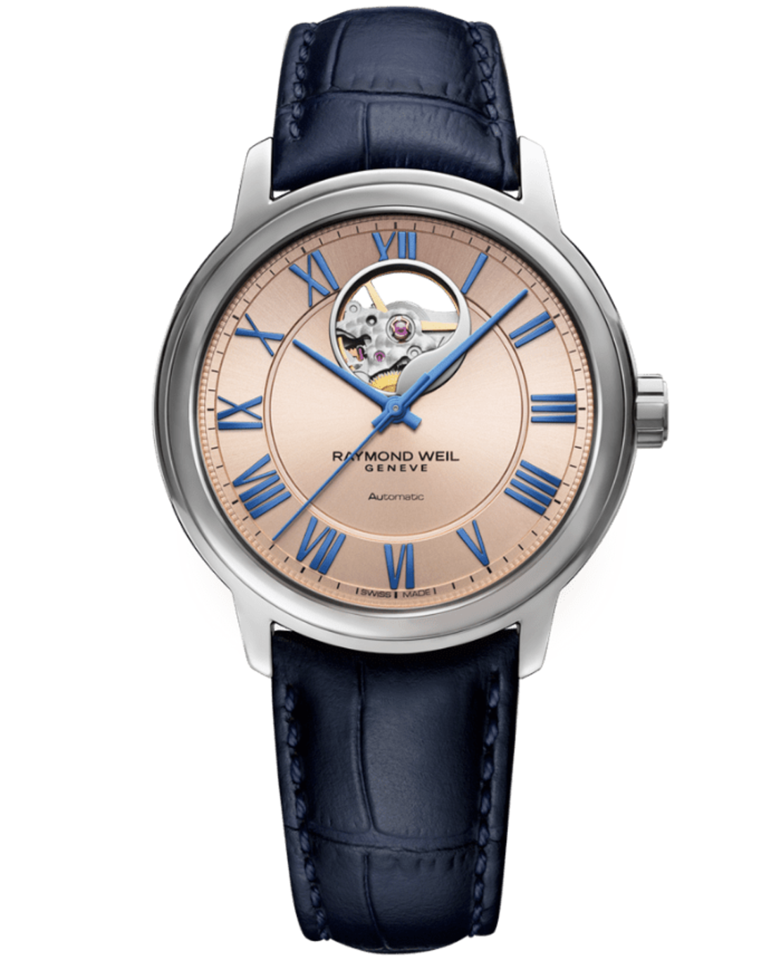 Maestro Men's Automatic Visible Balance Wheel Leather Watch, 40mm 2227-STC-00808