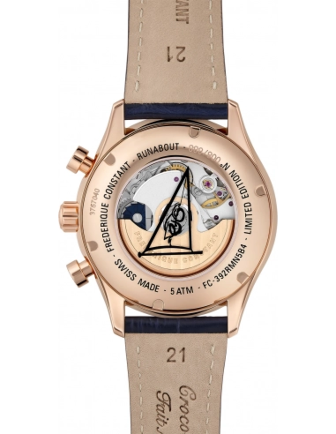Frederique Constant Runabout Chronograph Automatic Limited Edition Watch FC-392RMN5B4