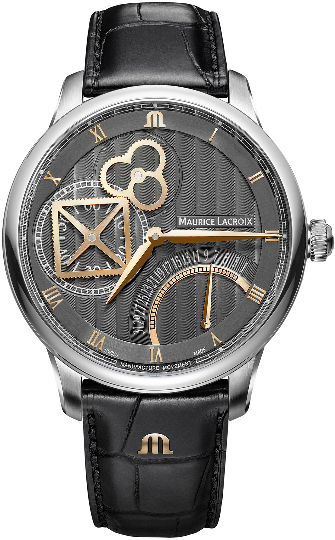 MASTERPIECE Square Wheel Retrograde 43mm MP6058-SS001-310-1
