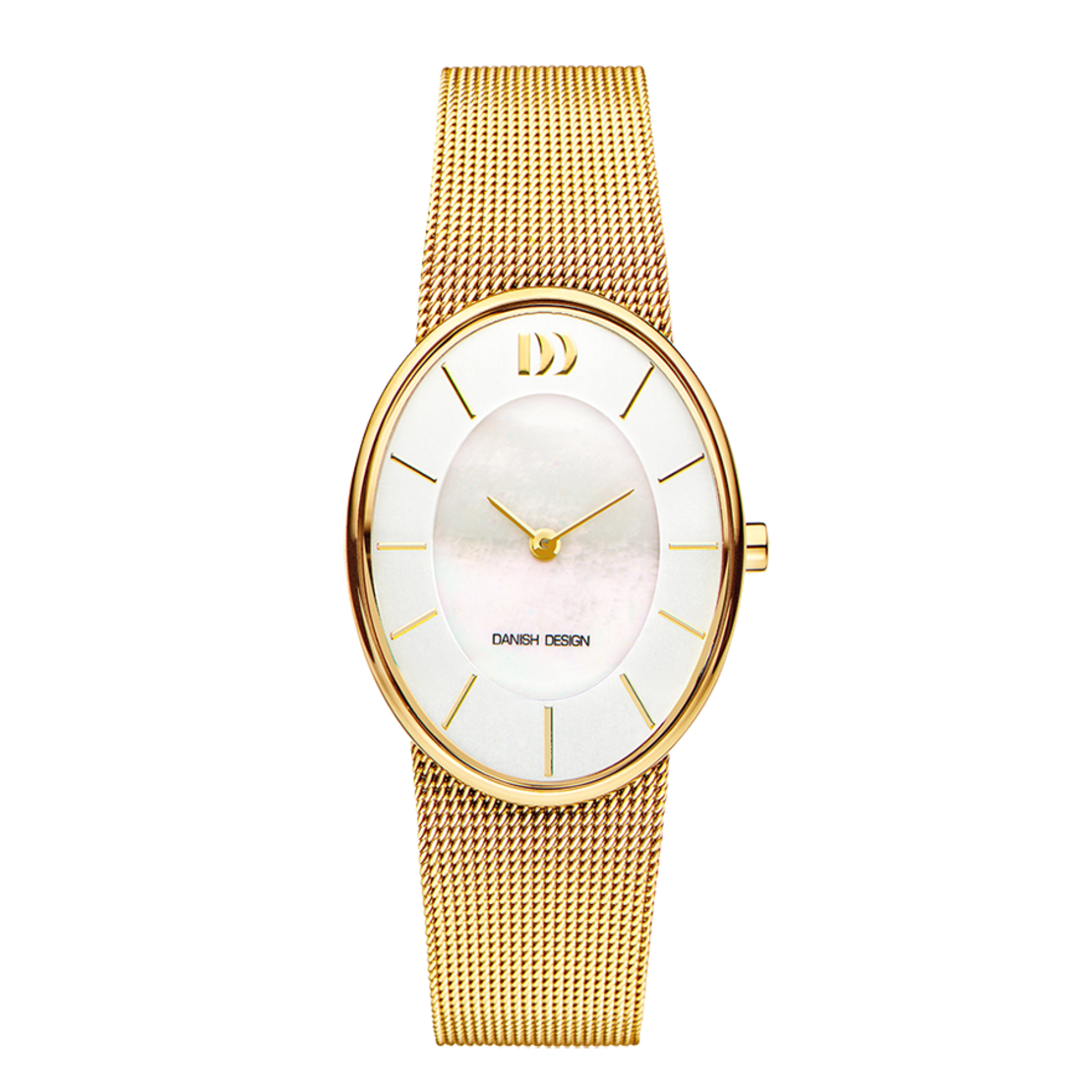 Rømø Oval Mother of Pearl Gold  IV05Q1168