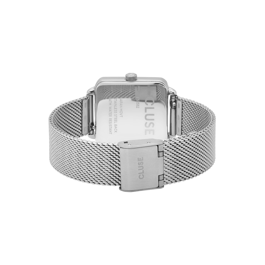 LA Garconne silver mesh white