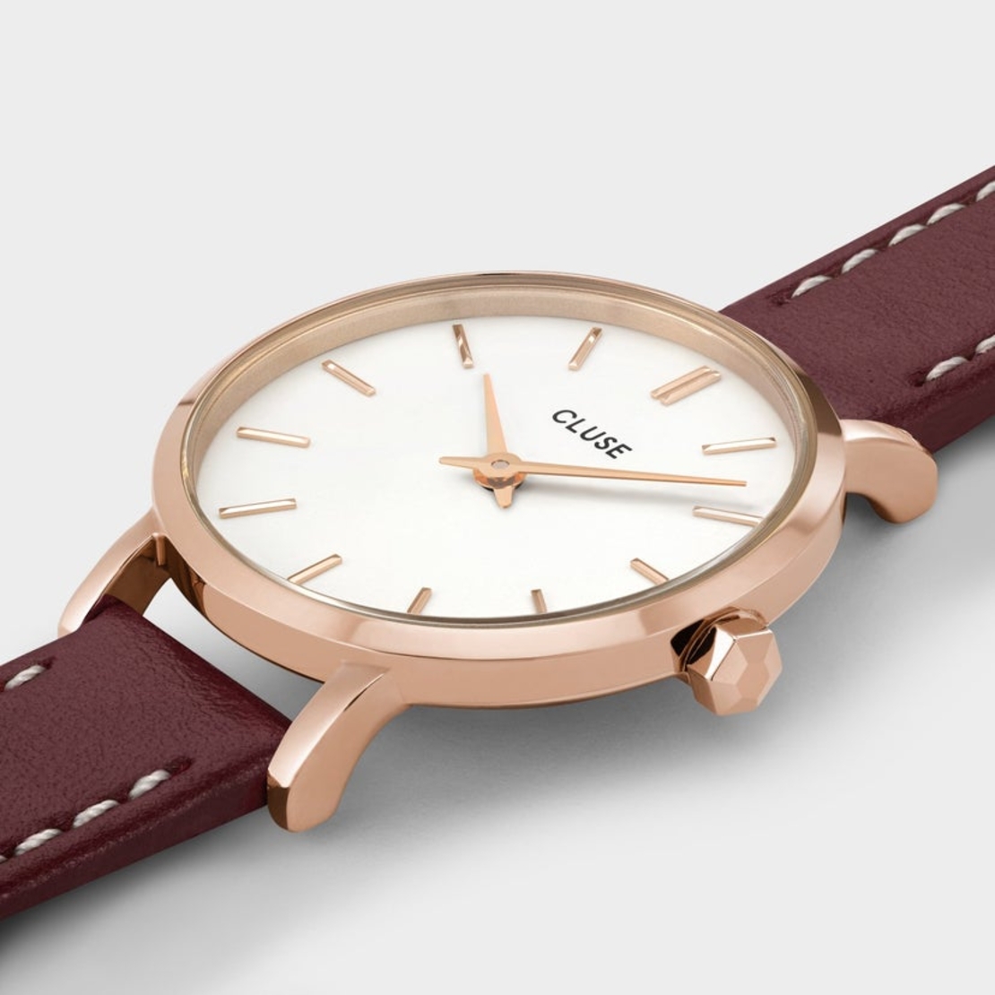  CW10504 Boho Chic Petite Leather Dark Red, Rose Gold Colour