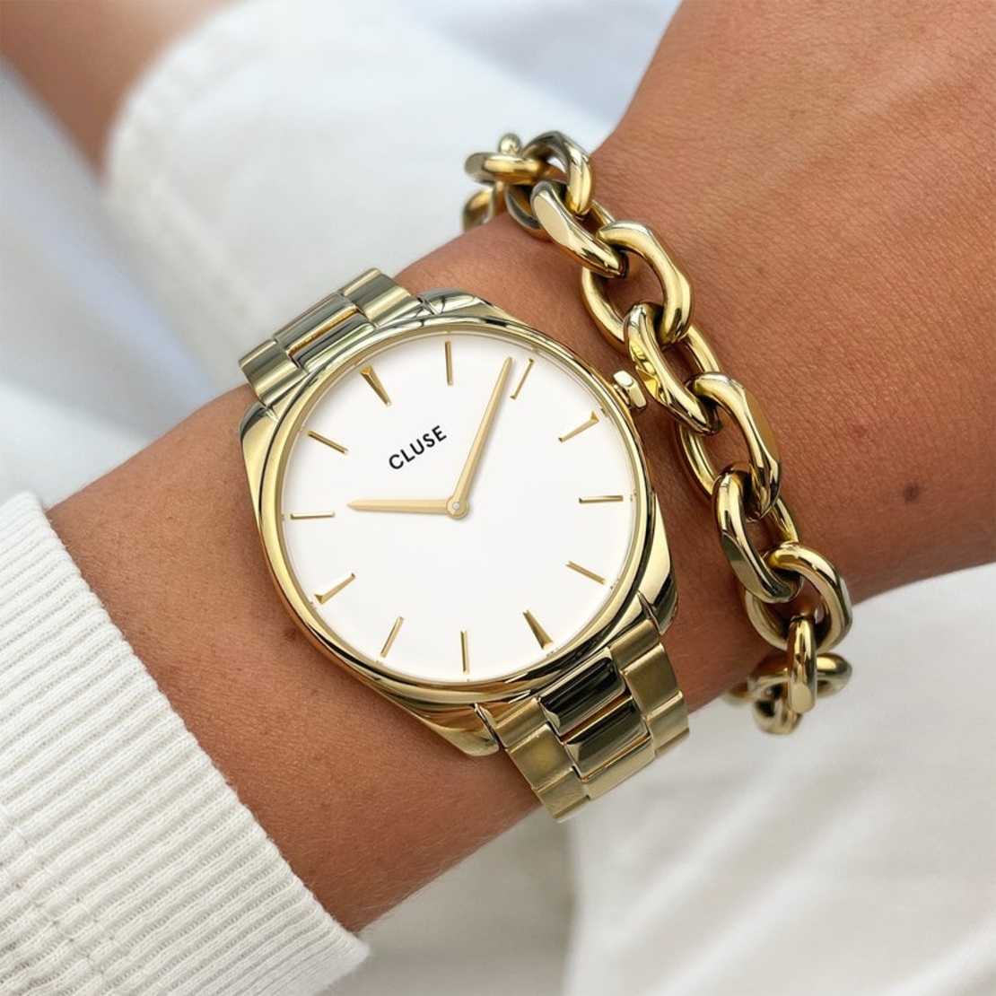  CW0101212005 Féroce Steel White, Gold Colour
