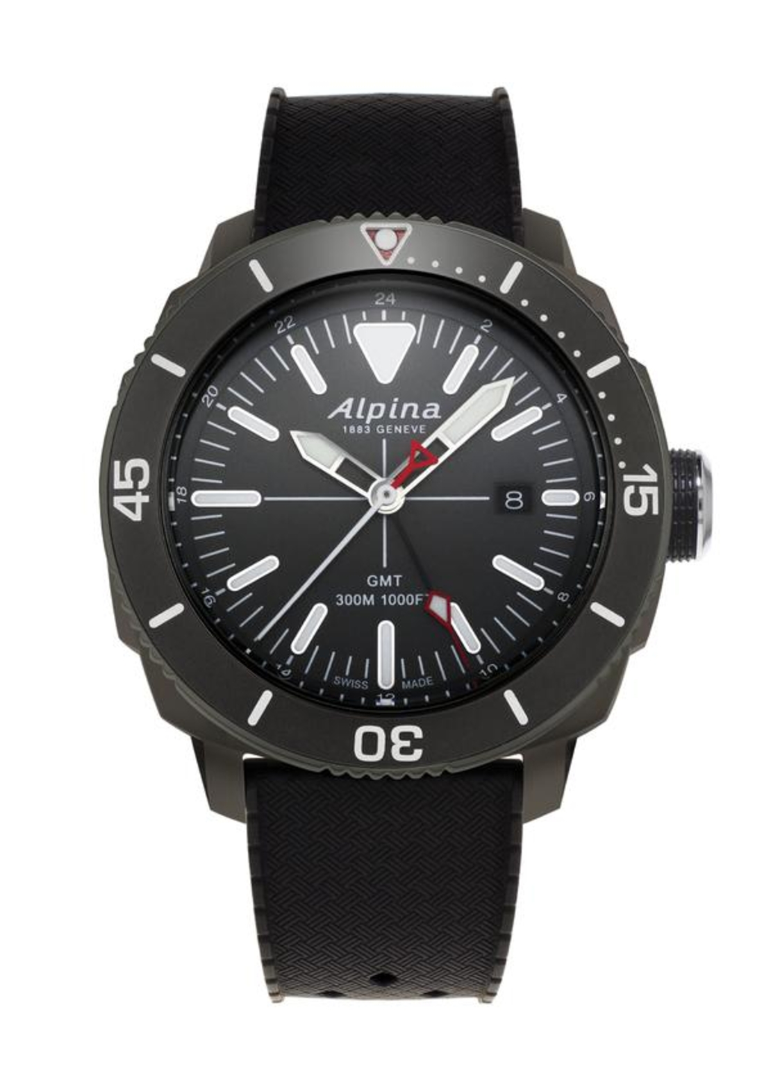 שעון Alpina Seastrong Diver GMT Grey