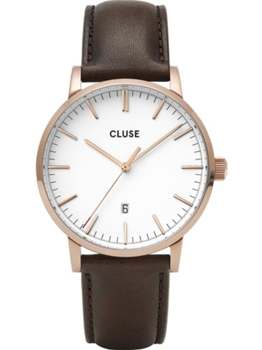 40  CW0101501002  Aravis Leather Brown, Rose Gold Colour