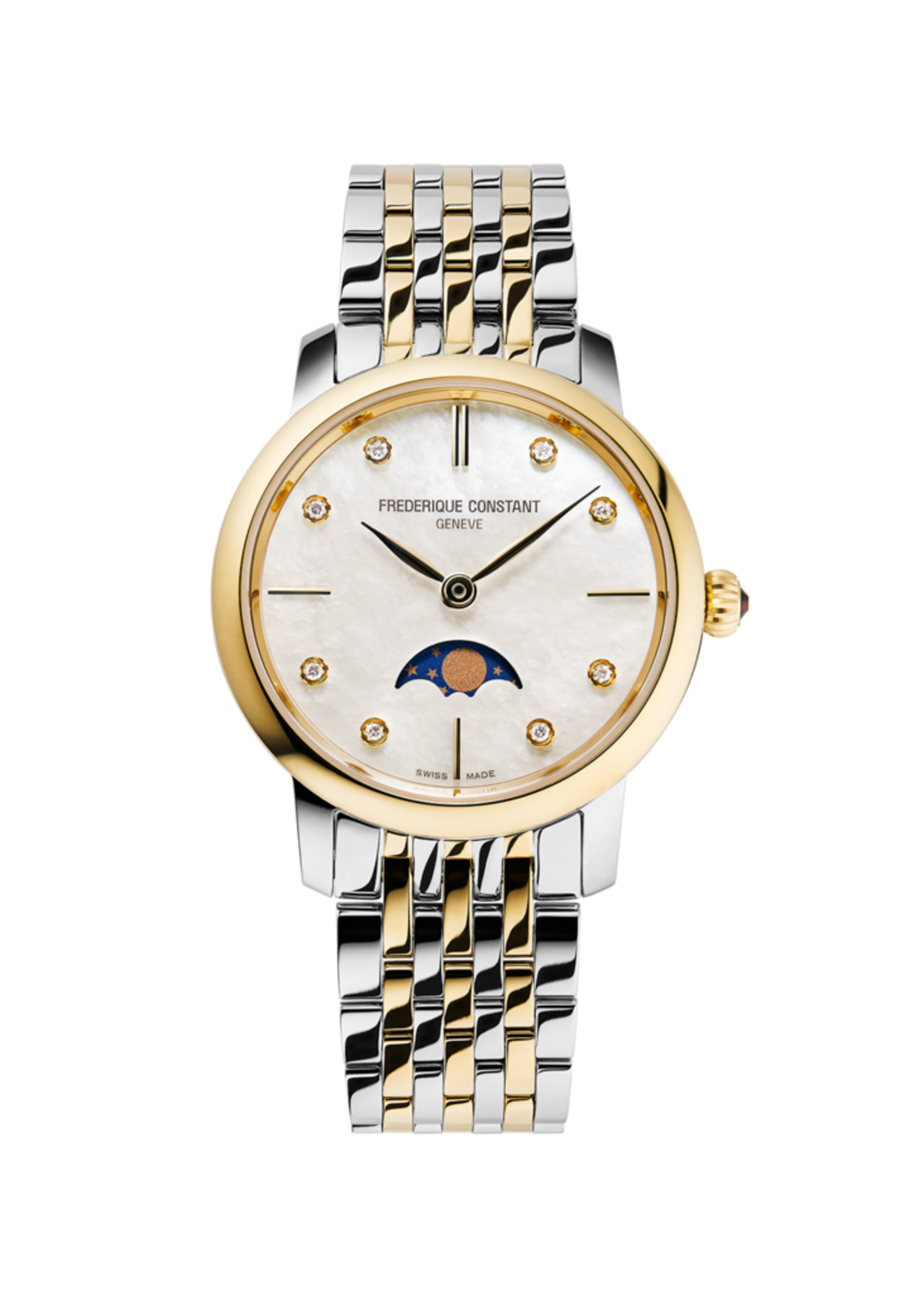SLIMLINE LADIES MOONPHASE FC-206MPWD1S3B