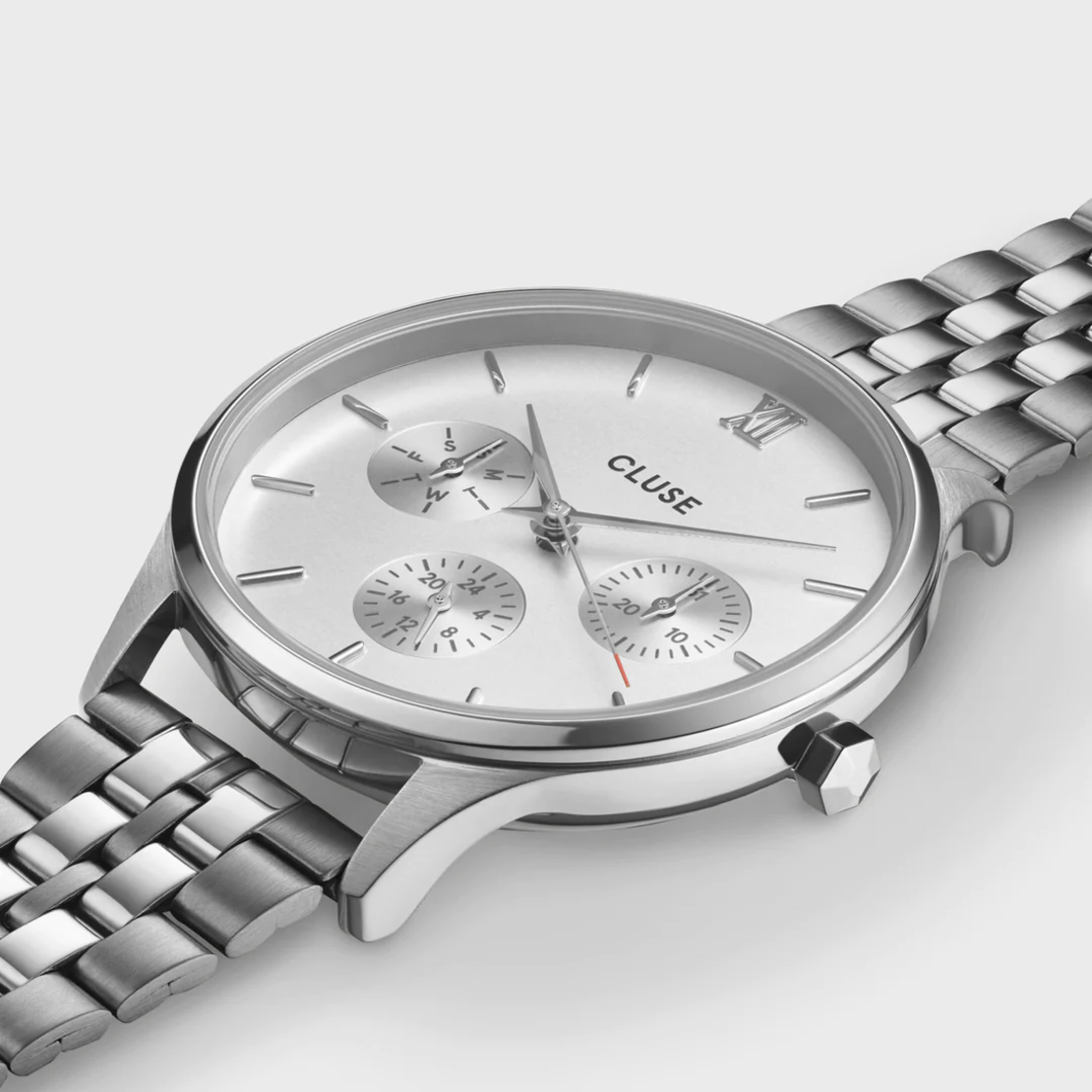 Minuit Multifunction Watch Steel, Full Silver Colour CW10703