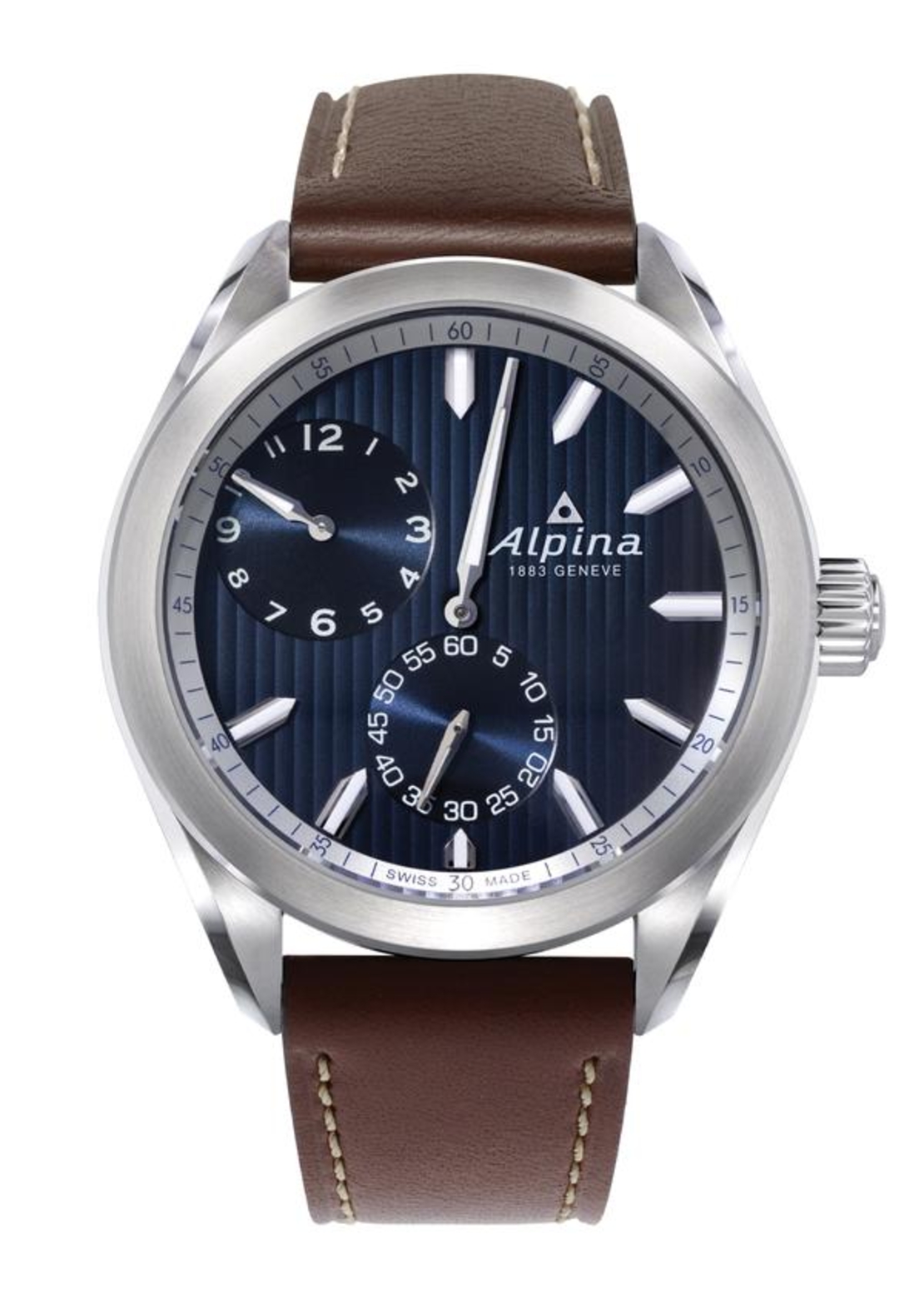 שעון Alpina Alpinar Regulator Automatic Dark Blue Brown