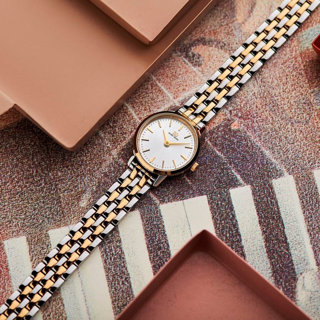 Akilia Mini Link Two-Tone Gold  IV95Q1268