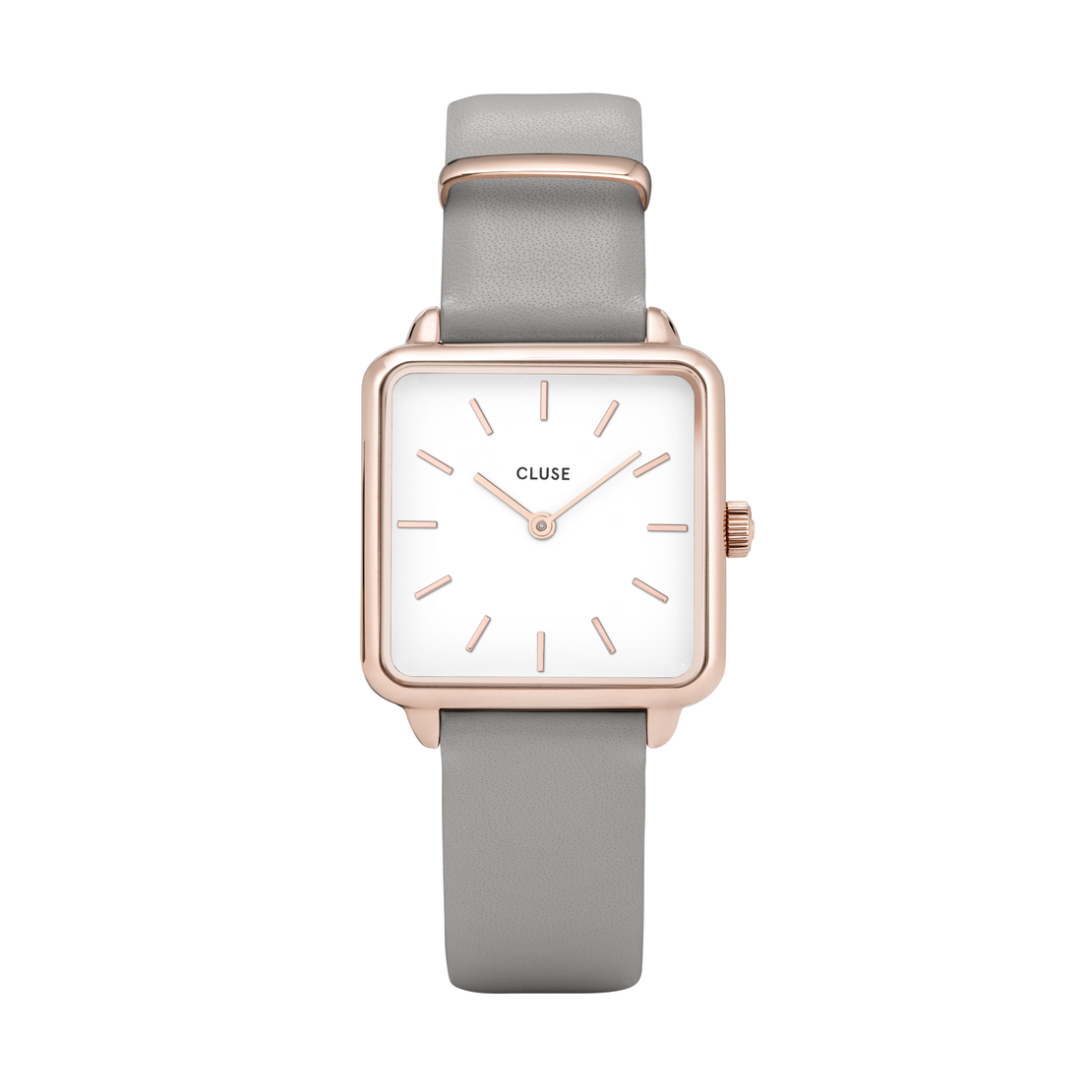 LA Garconne rose gold white stone grey