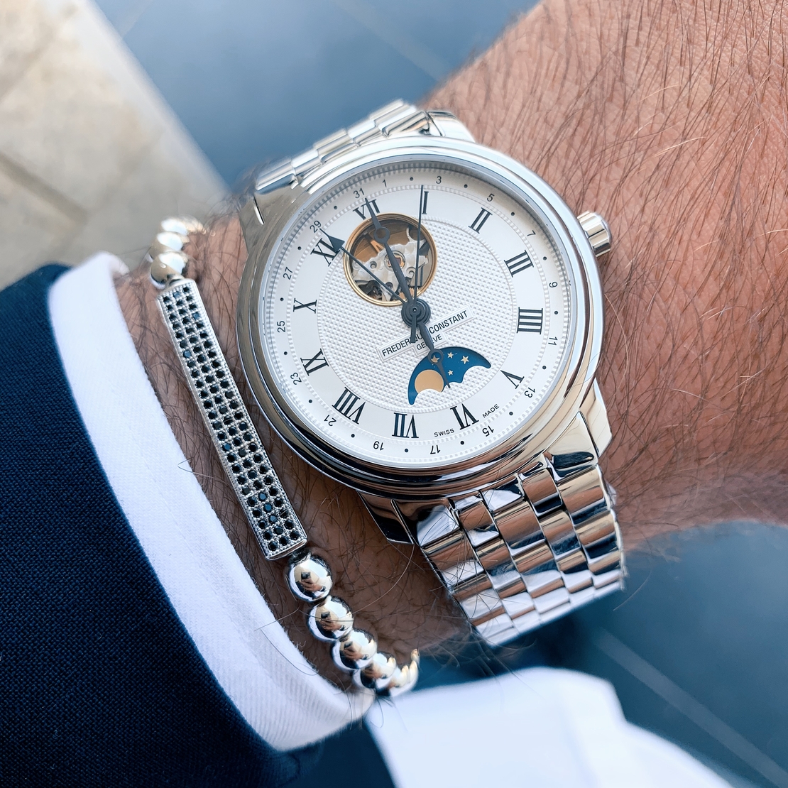 שעון Frederique Constant Classics Heart Beat Moonphase FC-335MC4P6B2