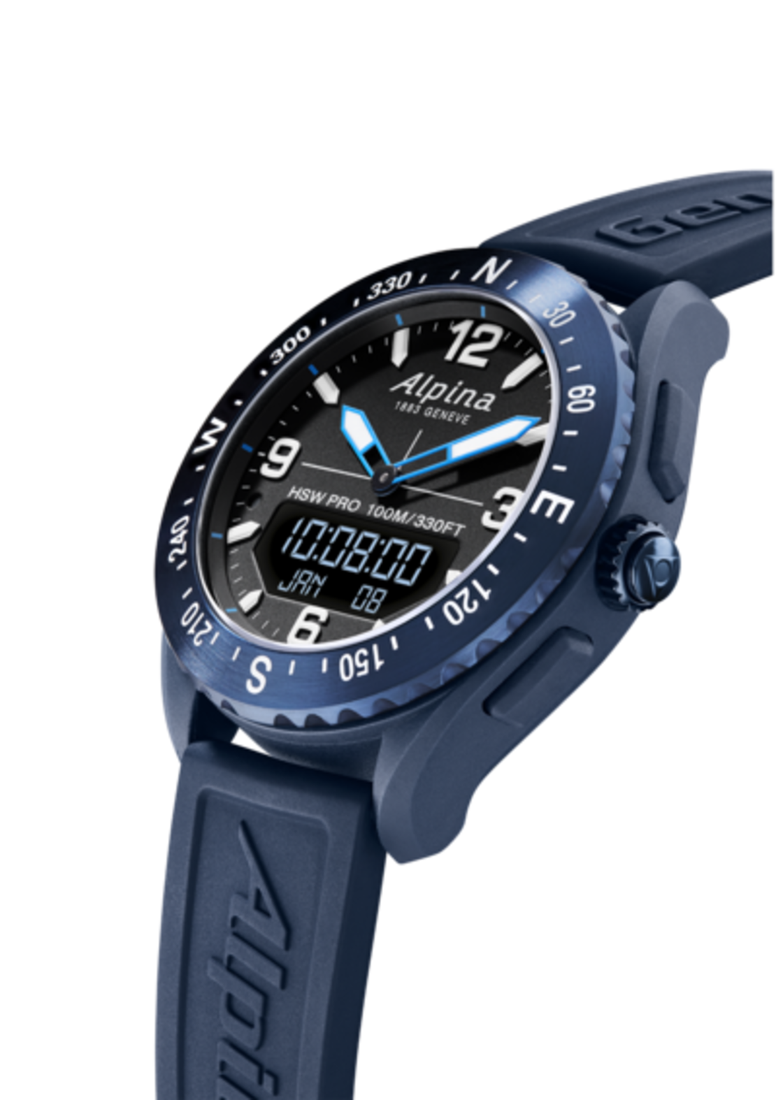 שעון Alpina Alpinerx Black/Blue