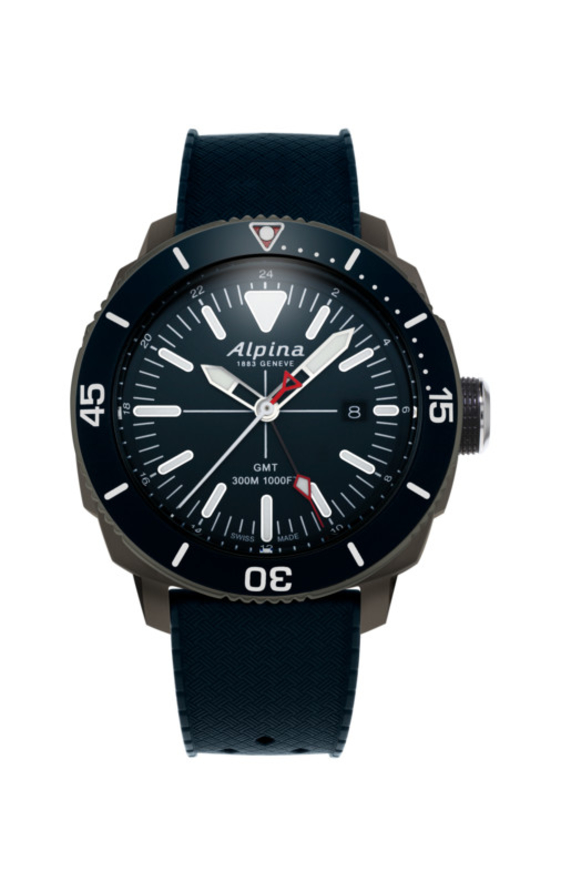 שעון Alpina Seastrong Diver GMT Blue