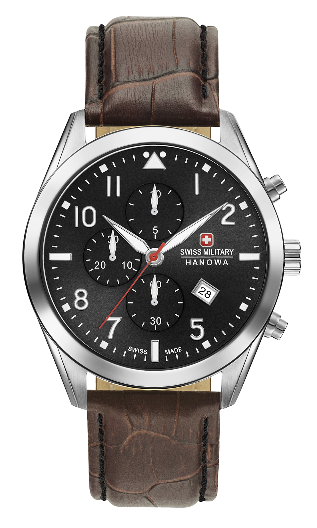 HELVETUS CHRONO שעון ספורטיבי לגבר רצועת עור