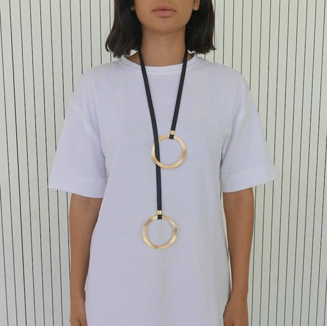 Modern Lariat Necklace