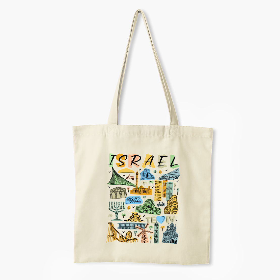 Monumental Jerusalem Tote Bag