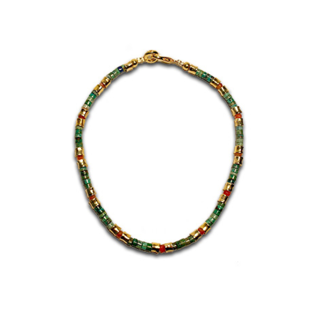 Agate and Eilat Necklace
