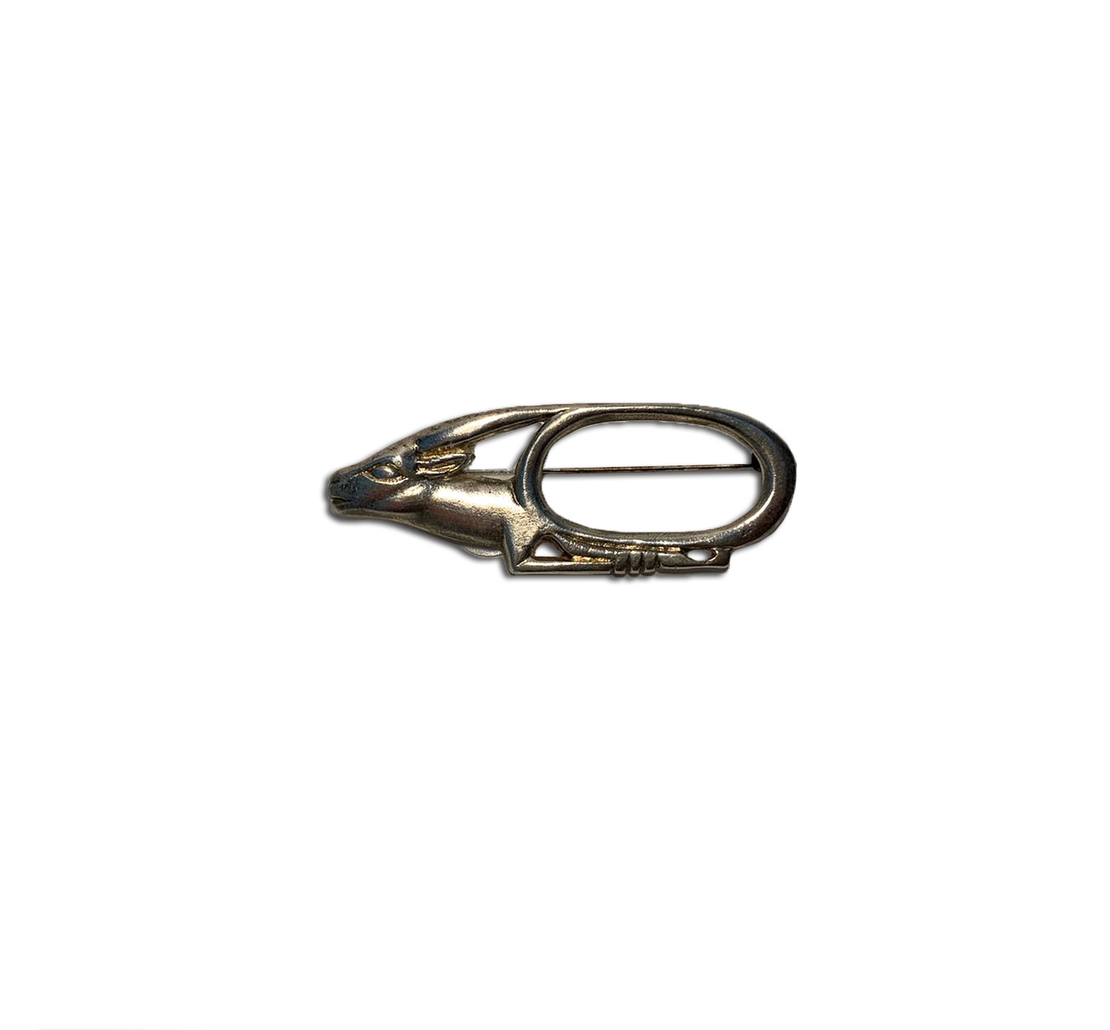Silver Oryx Pin - replica