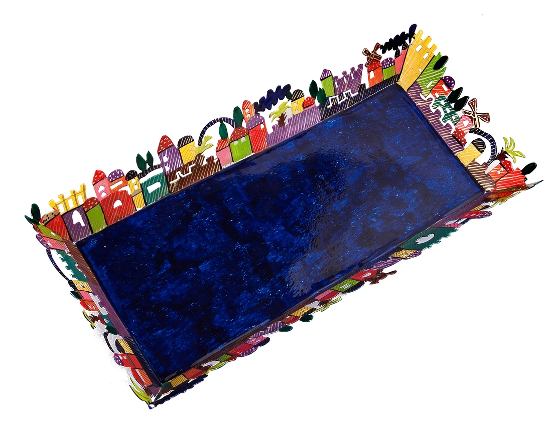 Hand Painted Jerusalem Tray