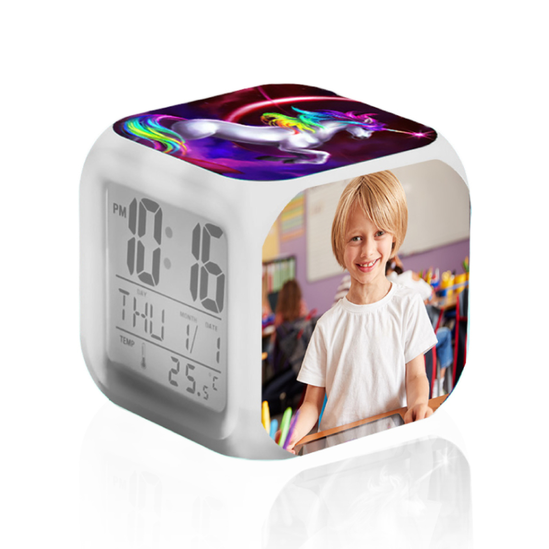 שעון מעורר מחליף צבעים 2 בחמישים ש