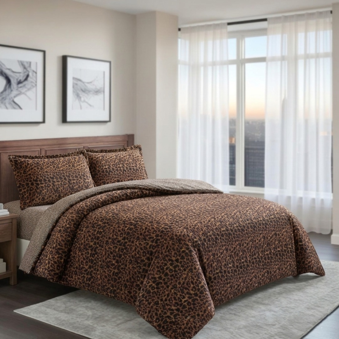 סט מצעים 100% כותנה דגם לאופרד