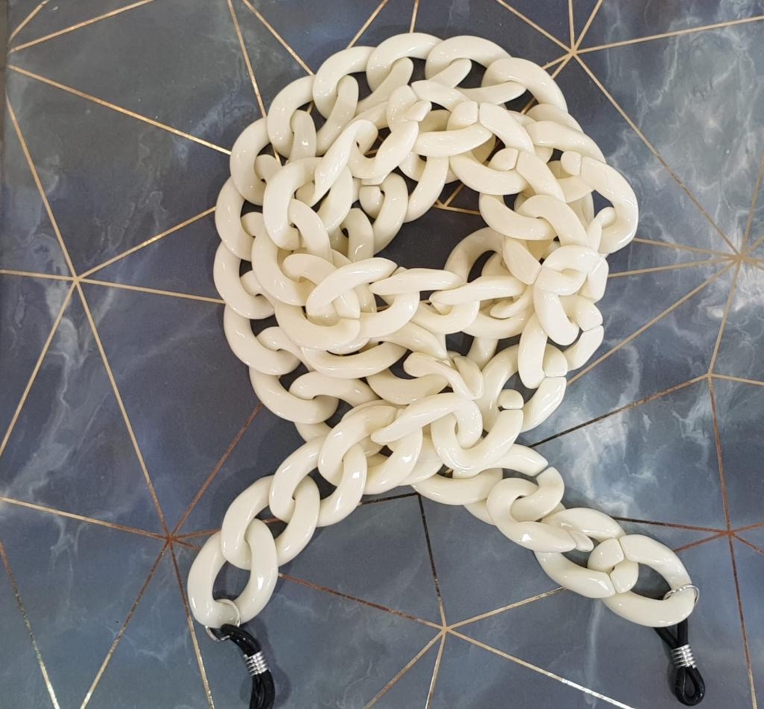 שרשרת למשקפיים גורמט קרם